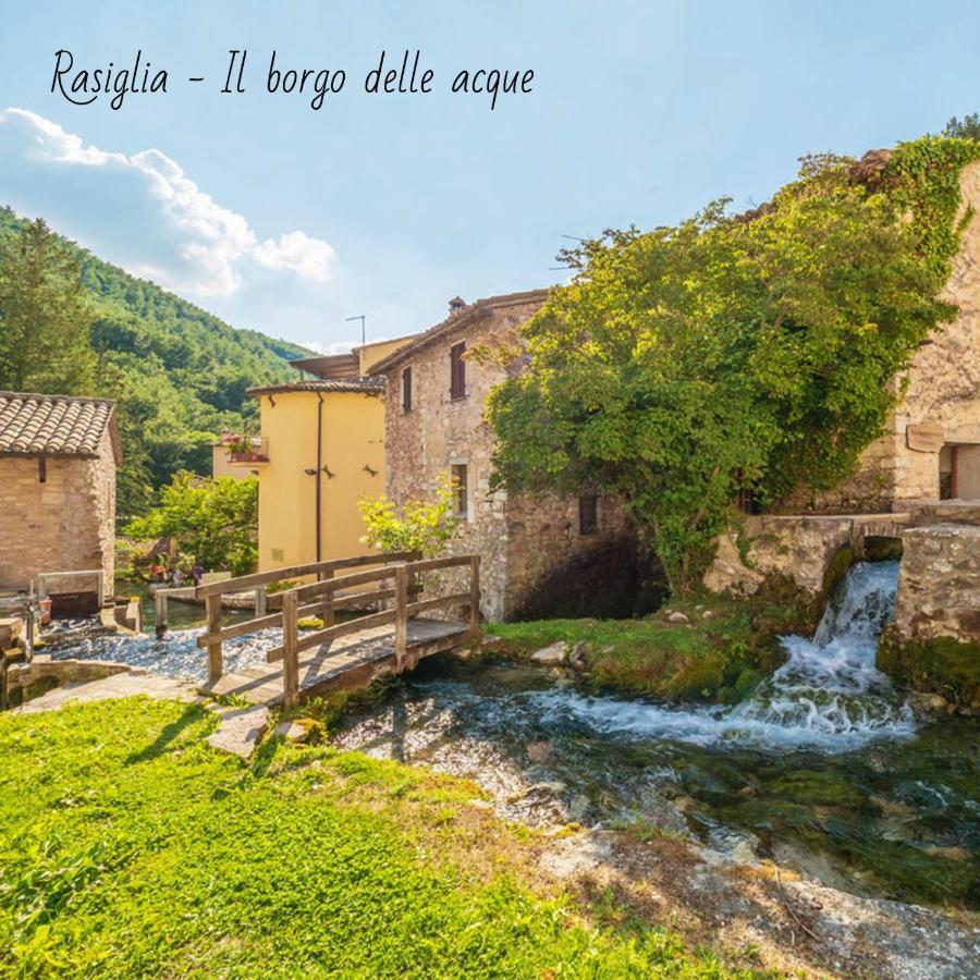 Residence il giardino sul fiume Nera Cerreto di Spoleto Esterno foto